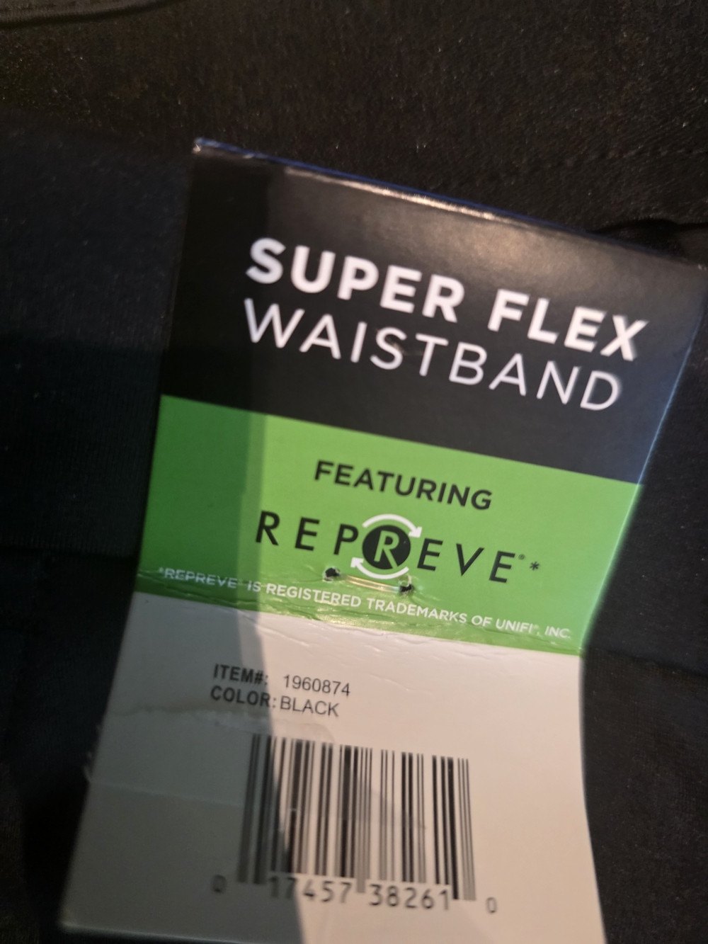 Reaction Kenneth Cole Black Performance Waistband Pants